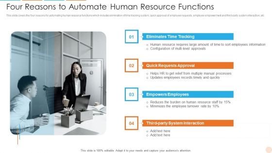 Four Reasons To Automate Human Resource Functions Guidelines PDF