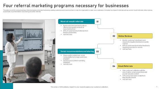 Four Referral Marketing Programs Necessary For Businesses Summary PDF