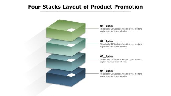 Four Stacks Layout Of Product Promotion Ppt PowerPoint Presentation Example 2015 PDF Four Stacks Layout Of Product Promotion Ppt PowerPoint Presentation Example 2015 PDF