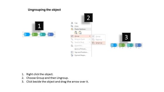 Four Staged Arrow Tags And Icons Powerpoint Template