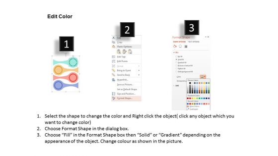 Four Staged Numeric Banners With Icons Powerpoint Template