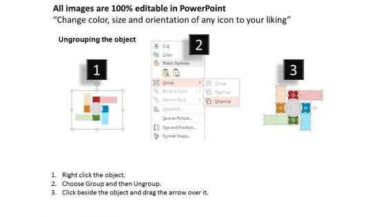 Four Staged Text Box And Icons Powerpoint Template