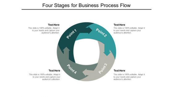 Four Stages For Business Process Flow Ppt PowerPoint Presentation Professional Images