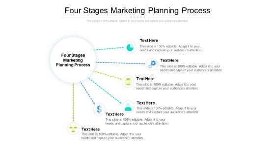 Four Stages Marketing Planning Process Ppt PowerPoint Presentation Inspiration Design Ideas Cpb