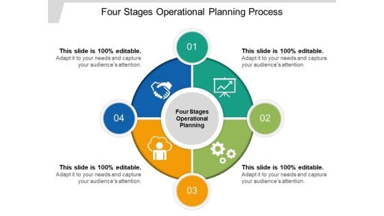 Four Stages Operational Planning Process Ppt PowerPoint Presentation Gallery Design Ideas