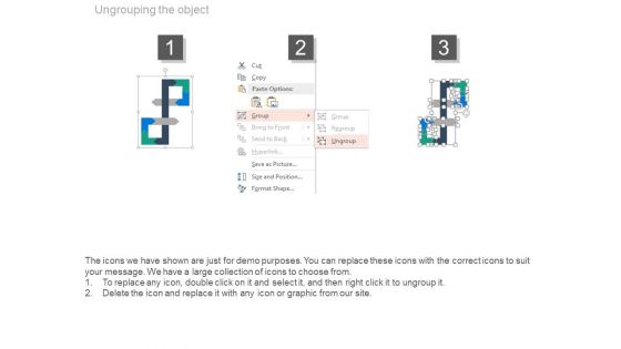 Four Steps And Icons For Business Analysis Powerpoint Template