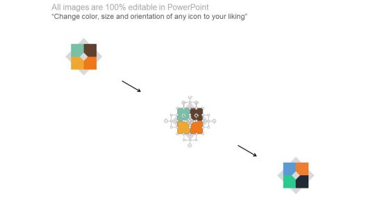 Four Steps Chart With Growth Icons Powerpoint Template