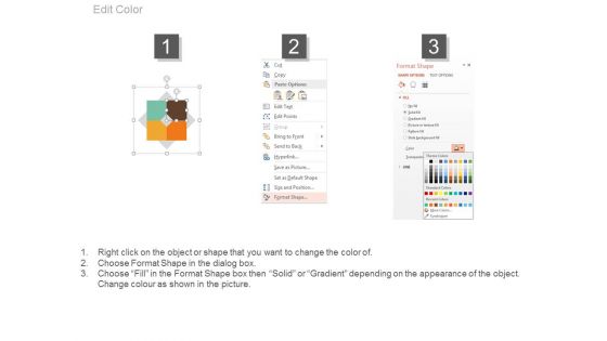 Four Steps Chart With Growth Icons Powerpoint Template