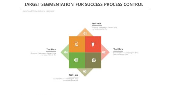 Four Steps Diagram With Icons Powerpoint Template