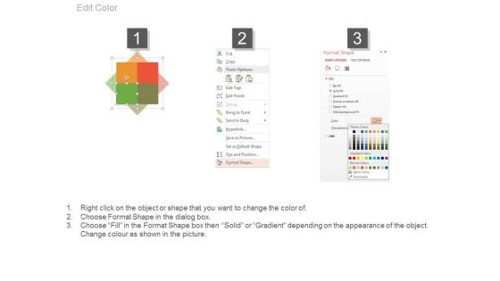 Four Steps Diagram With Icons Powerpoint Template