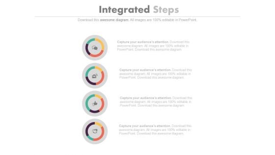 Four Steps For Business Plans Outline Powerpoint Slides