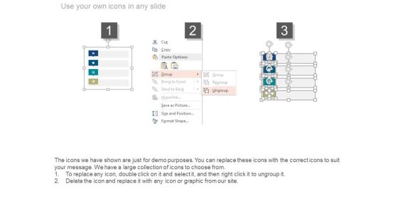 Four Steps For Financial Deal With Icons Powerpoint Slides