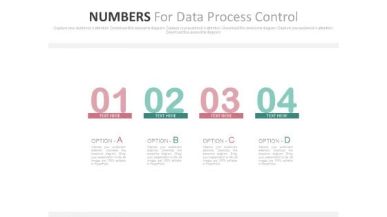 Four Steps For Marketing Strategic Planning Powerpoint Template