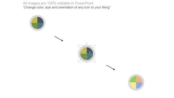 Four Steps In Circle Chart Powerpoint Template Slide02