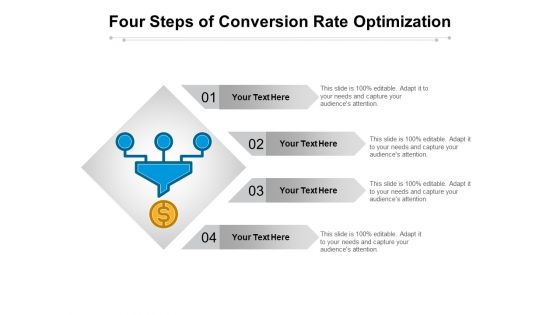 Four Steps Of Conversion Rate Optimization Ppt PowerPoint Presentation Inspiration Model PDF