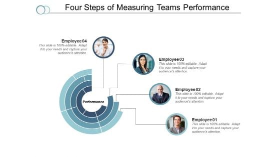 Four Steps Of Measuring Teams Performance Ppt PowerPoint Presentation Ideas Mockup