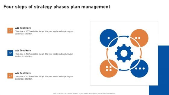 Four Steps Of Strategy Phases Plan Management Structure PDF