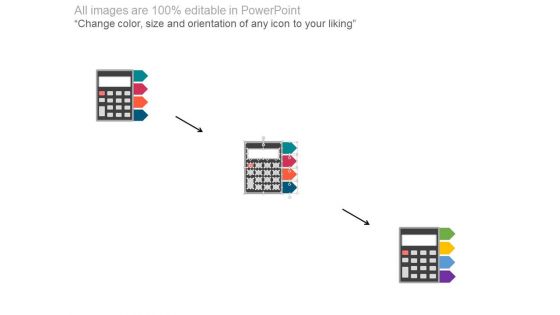 Four Steps On Calculator For Financial Planning Powerpoint Slides