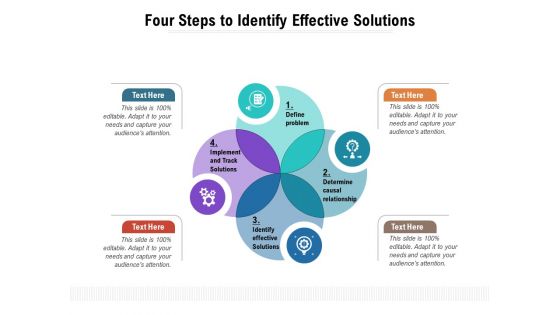 Four Steps To Identify Effective Solutions Ppt PowerPoint Presentation Infographics Example Topics PDF Four Steps To Identify Effective Solutions Ppt PowerPoint Presentation Infographics Example Topics PDF