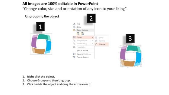 Four Tags For Goal Setting Powerpoint Templates