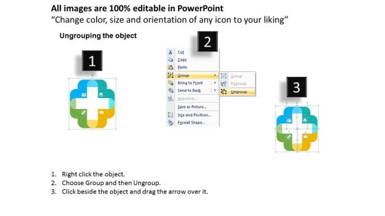 Four Tags With Medical And Healthcare Icons Powerpoint Templates