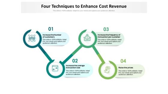 Four Techniques To Enhance Cost Revenue Ppt PowerPoint Presentation File Background PDF