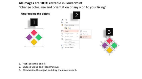 Four Text Boxes With Icons Powerpoint Templates