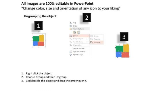 Four Text Boxes With Marketing Icons Powerpoint Templates