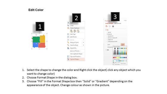 Four Text Boxes With Marketing Icons Powerpoint Templates