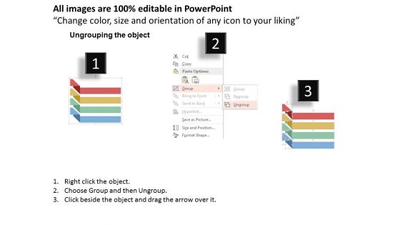 Four Text Tags For Process Flow Powerpoint Template