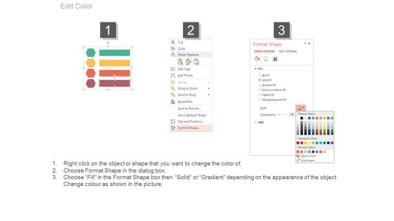 Four Text Tags With Icons For Contact Information Powerpoint Slides