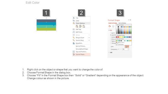 Four Text Tags With Planning Icons Powerpoint Template