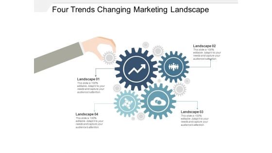 Four Trends Changing Marketing Landscape Ppt Powerpoint Presentation Inspiration Mockup