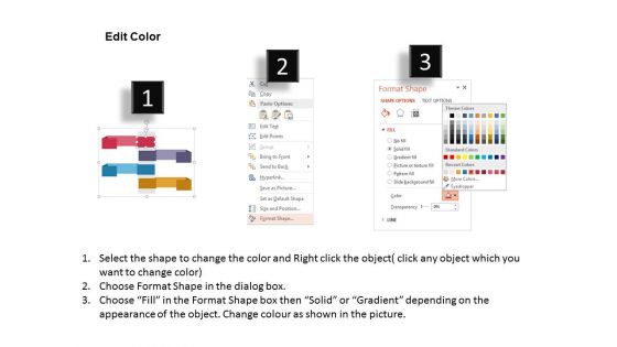 Four Vertical Steps With Technical Icons Powerpoint Template