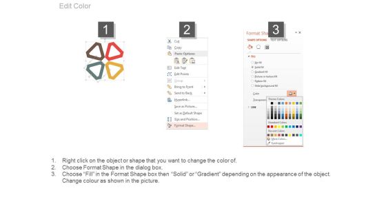 Four Wings Diagram For Process Control Powerpoint Template Slide04