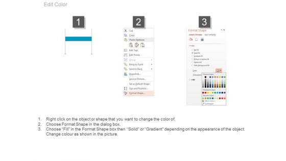 Four Years Tags With Timeline Icons Powerpoint Slides