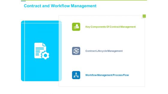 Framework Administration Contract And Workflow Management Ppt Summary Picture PDF