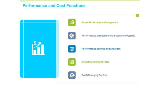 Framework Administration Performance And Cost Functions Ppt Professional Portfolio PDF