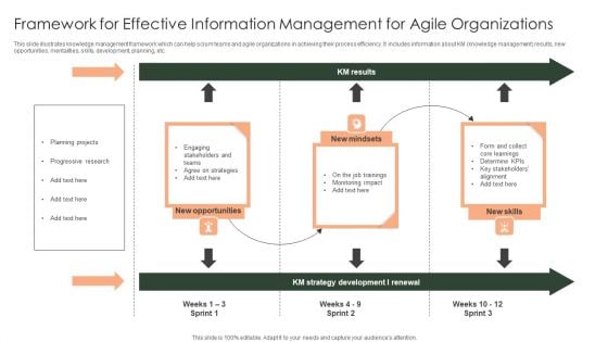 Framework For Effective Information Management For Agile Organizations Structure PDF