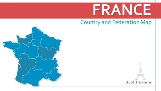 France Country And Federation Map PowerPoint Template