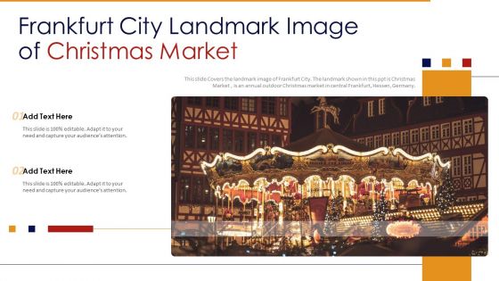 Frankfurt City Landmark Image Of Christmas Market PowerPoint Presentation PPT Template PDF Frankfurt City Landmark Image Of Christmas Market PowerPoint Presentation PPT Template PDF