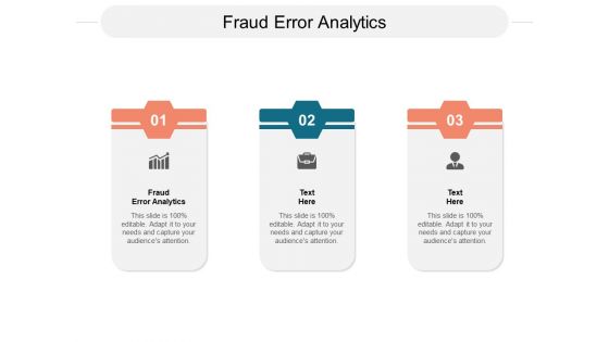 Fraud Error Analytics Ppt PowerPoint Presentation Inspiration Graphics Template Cpb