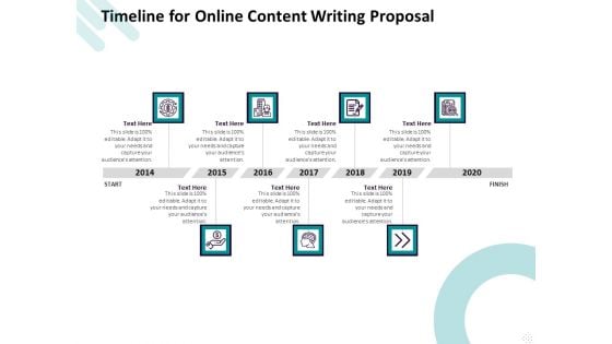 Freelance Writing Timeline For Online Content Writing Proposal Ppt Outline Diagrams PDF Freelance Writing Timeline For Online Content Writing Proposal Ppt Outline Diagrams PDF