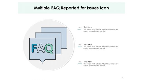 Frequently Asked Questions Icon Exclamation Business Ppt PowerPoint Presentation Complete Deck