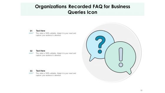 Frequently Asked Questions Icon Exclamation Business Ppt PowerPoint Presentation Complete Deck