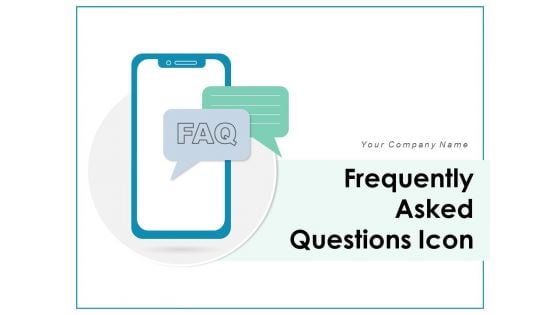 Frequently Asked Questions Icon Exclamation Business Ppt PowerPoint Presentation Complete Deck