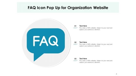 Frequently Asked Questions Icon Exclamation Business Ppt PowerPoint Presentation Complete Deck