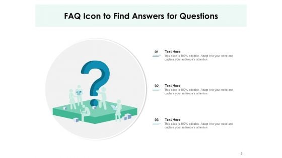 Frequently Asked Questions Icon Exclamation Business Ppt PowerPoint Presentation Complete Deck