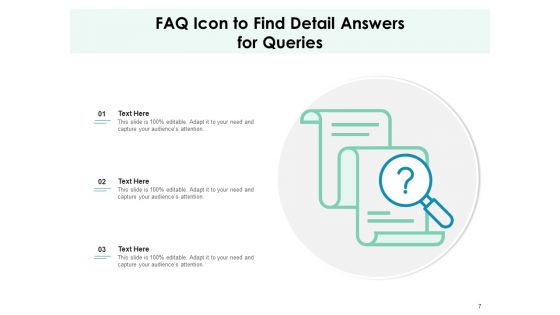 Frequently Asked Questions Icon Exclamation Business Ppt PowerPoint Presentation Complete Deck