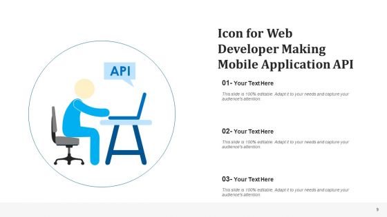 Front End Web Developer Icon Teaching Coding Ppt PowerPoint Presentation Complete Deck With Slides